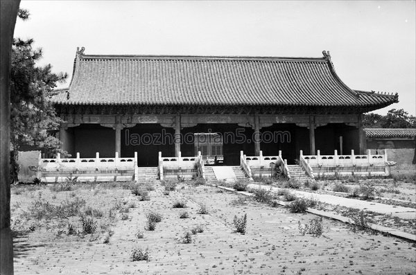 图片[1]-Old photos of the Ming Tombs in Beijing in the 1930s Images of the Ming Tombs in the Republic of China (Part 2)-China Archive