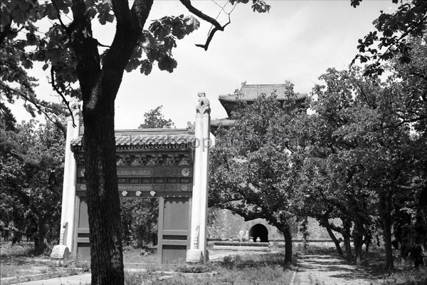 图片[7]-Old photos of the Ming Tombs in Beijing in the 1930s Images of the Ming Tombs in the Republic of China (Part 2)-China Archive