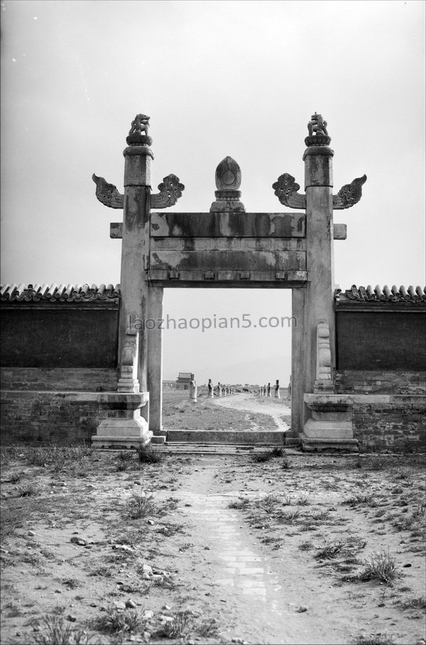 图片[16]-Old photos of the Ming Tombs in Beijing in the 1930s Images of the Ming Tombs in the Republic of China (Part 2)-China Archive