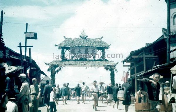 图片[1]-In 1945, the national army received the real color old photos of Japanese army heads in Zhijiang, Hunan-China Archive