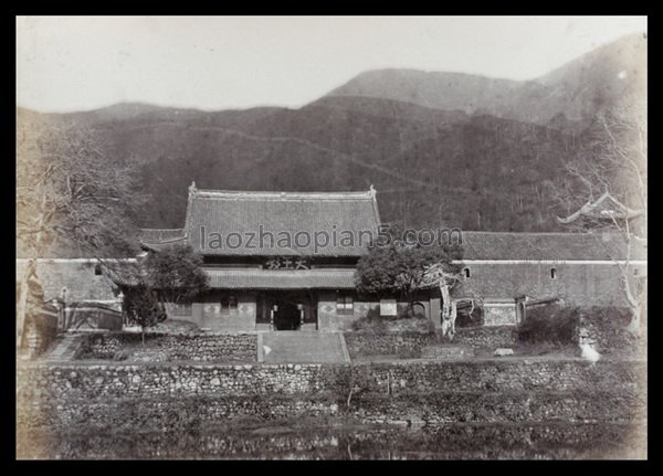 图片[1]-Old photos of Ningbo in the 1870s Scenery of Tiantong Temple 150 years ago-China Archive