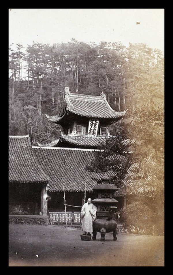图片[13]-Old photos of Ningbo in the 1870s Scenery of Tiantong Temple 150 years ago-China Archive