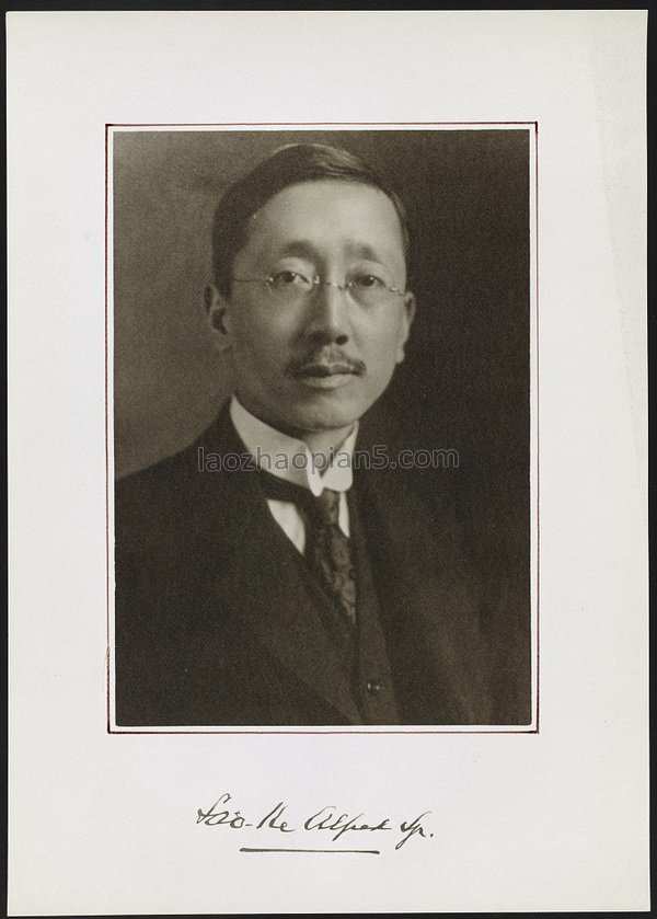 图片[3]-Old photos and signatures of members of the Chinese delegation attending the Paris Peace Conference in 1919-China Archive