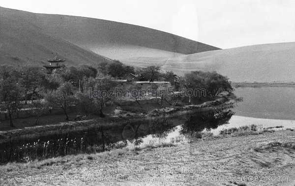 图片[2]-Needham’s Dunhuang Expedition (7): Crescent Spring and Shaming Mountain in Dunhuang in 1943-China Archive