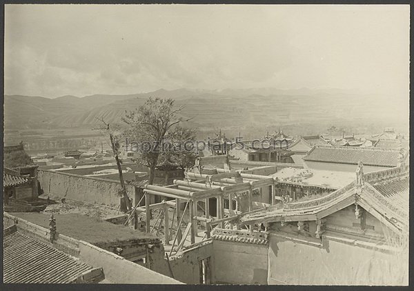 图片[4]-In 1925, the old photo of Dangar Ancient City in Huangyuan, Qinghai, used to be the capital of tea and horse merchants-China Archive