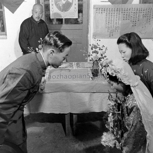 图片[5]-1947 Old photos of a wedding scene in Lintong, Shaanxi Province-China Archive