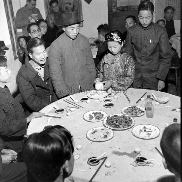 图片[6]-1947 Old photos of a wedding scene in Lintong, Shaanxi Province-China Archive