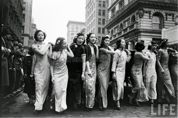 图片[1]-Scene photo of the anti Japanese demonstration held by overseas Chinese in New York in May 1938-China Archive