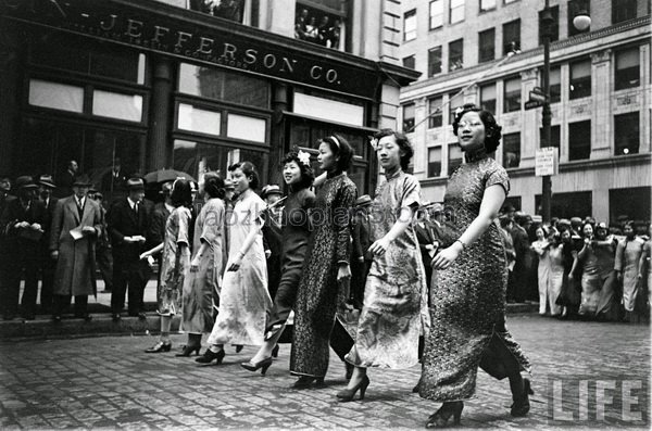 图片[9]-Scene photo of the anti Japanese demonstration held by overseas Chinese in New York in May 1938-China Archive