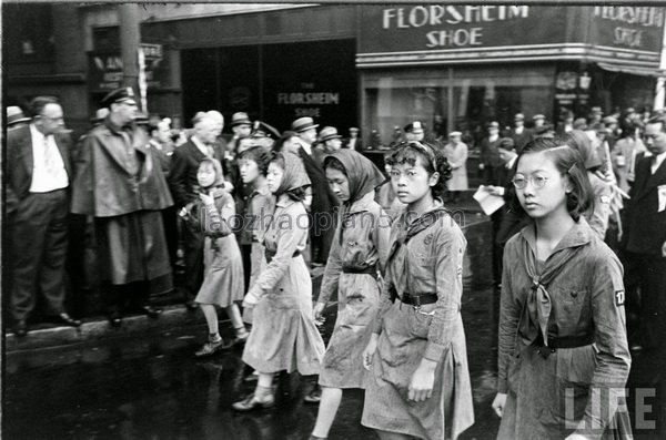 图片[16]-Scene photo of the anti Japanese demonstration held by overseas Chinese in New York in May 1938-China Archive