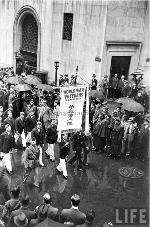 图片[20]-Scene photo of the anti Japanese demonstration held by overseas Chinese in New York in May 1938-China Archive