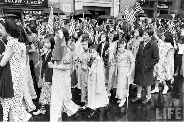 图片[17]-Scene photo of the anti Japanese demonstration held by overseas Chinese in New York in May 1938-China Archive