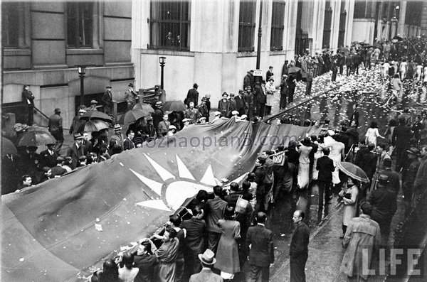 图片[26]-Scene photo of the anti Japanese demonstration held by overseas Chinese in New York in May 1938-China Archive