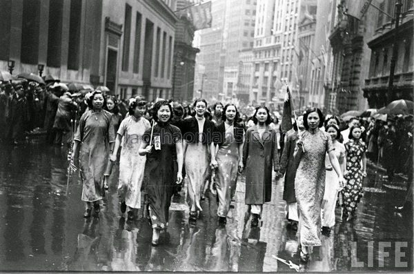 图片[27]-Scene photo of the anti Japanese demonstration held by overseas Chinese in New York in May 1938-China Archive