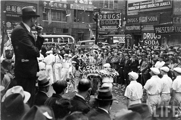 图片[30]-Scene photo of the anti Japanese demonstration held by overseas Chinese in New York in May 1938-China Archive