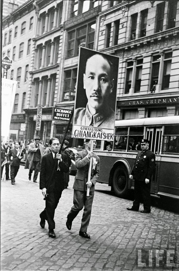 图片[34]-Scene photo of the anti Japanese demonstration held by overseas Chinese in New York in May 1938-China Archive