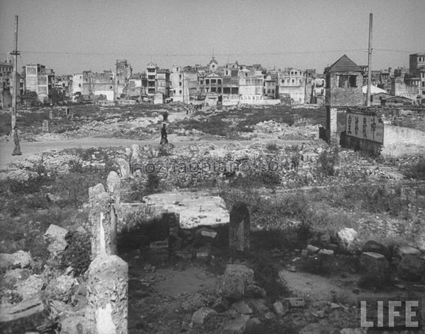 图片[1]-1945 Old photos of Hengyang, Hunan City at the beginning of the victory of the Anti Japanese War-China Archive