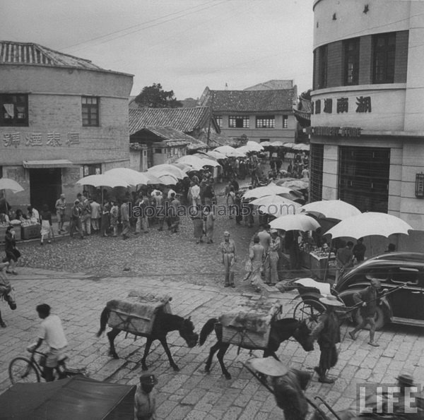 图片[1]-The old photos of Chongqing in 1945. The life of citizens at the beginning of the victory of the Anti Japanese War-China Archive