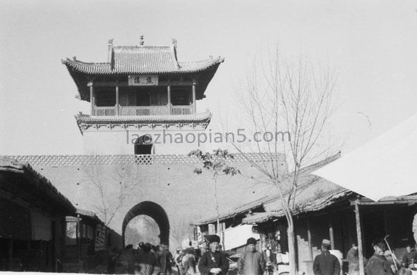 图片[1]-Old photo of Linxia, Gansu in 1933: Qiaolou in Linxia under the lens of Hai Yingguang-China Archive