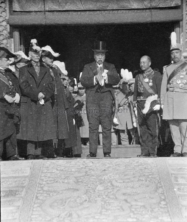 图片[1]-Photo taken by Gan Bo on the scene of the 1918 Beijing Palace Museum Peace Celebration Parade-China Archive