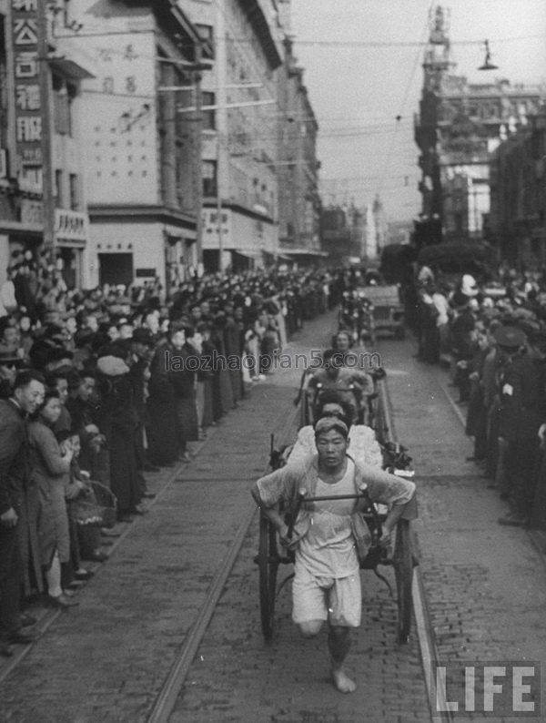 图片[13]-The old photos of Shanghai in 1945 The images of Shanghai at the beginning of the victory of the Anti Japanese War (2)-China Archive