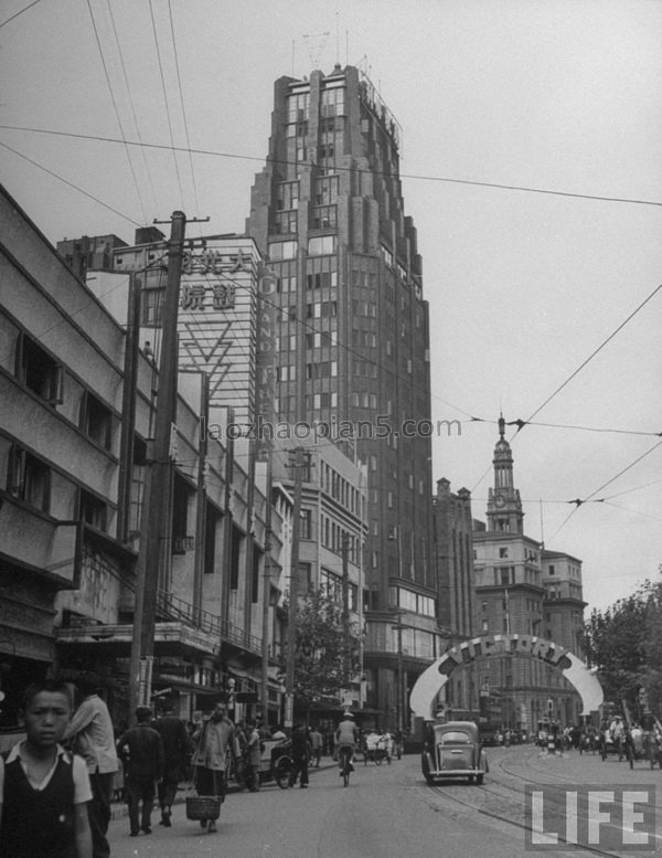 图片[2]-The old photos of Shanghai in 1945 The images of Shanghai at the beginning of the victory of the Anti Japanese War (3)-China Archive