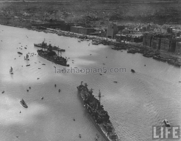 图片[11]-The old photos of Shanghai in 1945 The images of Shanghai at the beginning of the victory of the Anti Japanese War (3)-China Archive