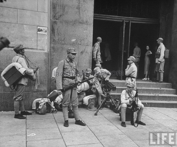 图片[18]-The old photos of Shanghai in 1945 The images of Shanghai at the beginning of the victory of the Anti Japanese War (3)-China Archive