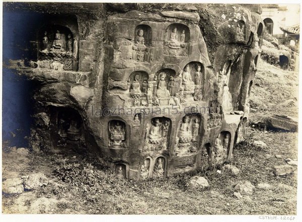 图片[10]-Photographed by Xie Gelan, a cliff statue of Xishan Temple in Mianyang, Sichuan in 1914-China Archive