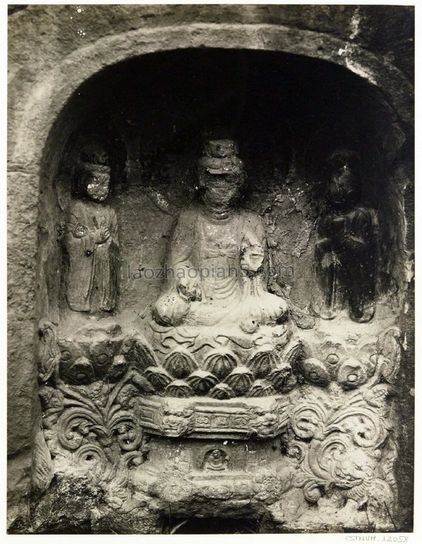 图片[12]-Photographed by Xie Gelan, a cliff statue of Xishan Temple in Mianyang, Sichuan in 1914-China Archive