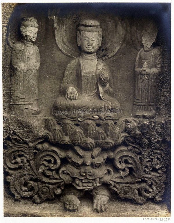 图片[14]-Photographed by Xie Gelan, a cliff statue of Xishan Temple in Mianyang, Sichuan in 1914-China Archive