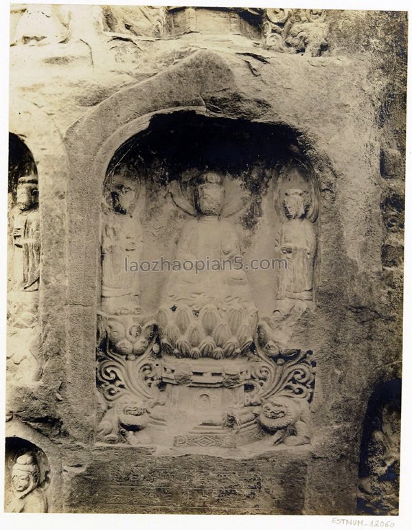 图片[16]-Photographed by Xie Gelan, a cliff statue of Xishan Temple in Mianyang, Sichuan in 1914-China Archive