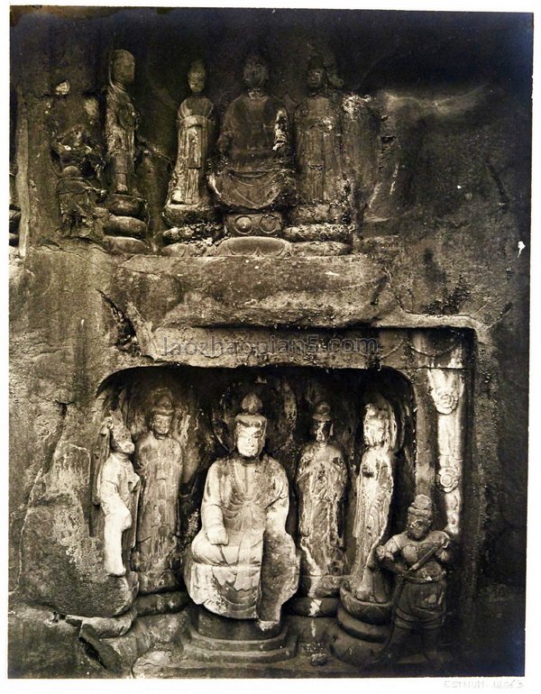 图片[18]-Photographed by Xie Gelan, a cliff statue of Xishan Temple in Mianyang, Sichuan in 1914-China Archive