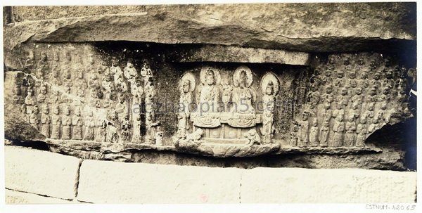 图片[20]-Photographed by Xie Gelan, a cliff statue of Xishan Temple in Mianyang, Sichuan in 1914-China Archive