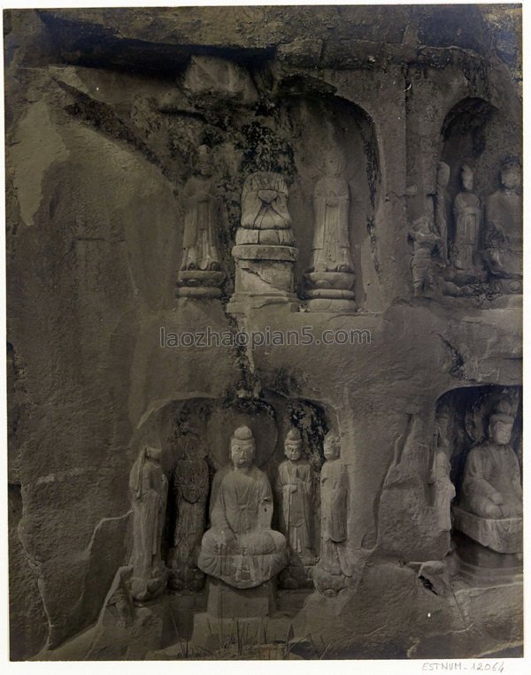图片[22]-Photographed by Xie Gelan, a cliff statue of Xishan Temple in Mianyang, Sichuan in 1914-China Archive