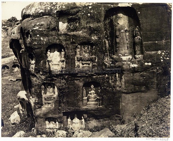 图片[24]-Photographed by Xie Gelan, a cliff statue of Xishan Temple in Mianyang, Sichuan in 1914-China Archive
