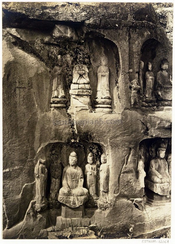图片[26]-Photographed by Xie Gelan, a cliff statue of Xishan Temple in Mianyang, Sichuan in 1914-China Archive
