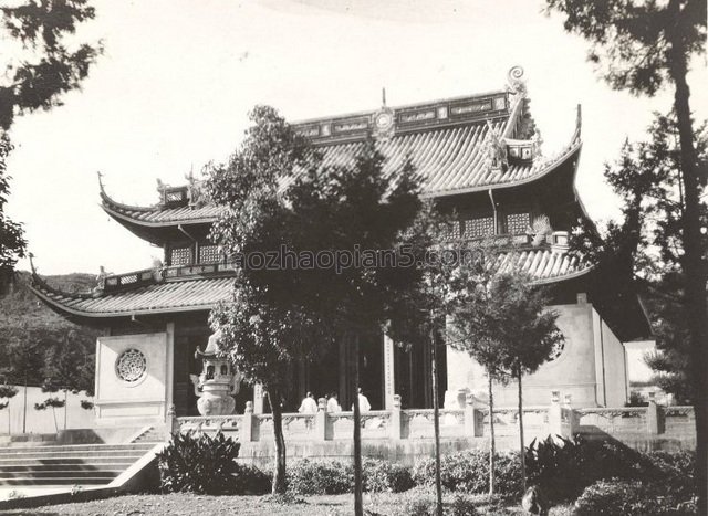 图片[4]-The old photos of Hangzhou in 1925 The style and features of Zhaoqing Temple a hundred years ago-China Archive