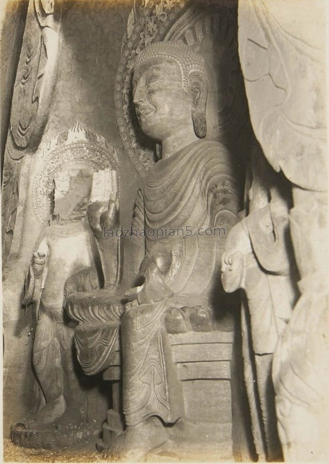图片[2]-The impression of Xiangtang Temple Grottoes in the old photos of Handan, Hebei in 1927-China Archive