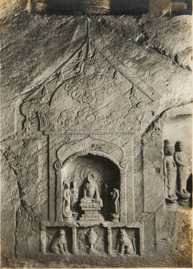 图片[7]-The impression of Xiangtang Temple Grottoes in the old photos of Handan, Hebei in 1927-China Archive
