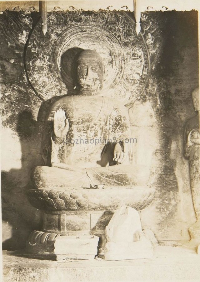 图片[10]-The impression of Xiangtang Temple Grottoes in the old photos of Handan, Hebei in 1927-China Archive