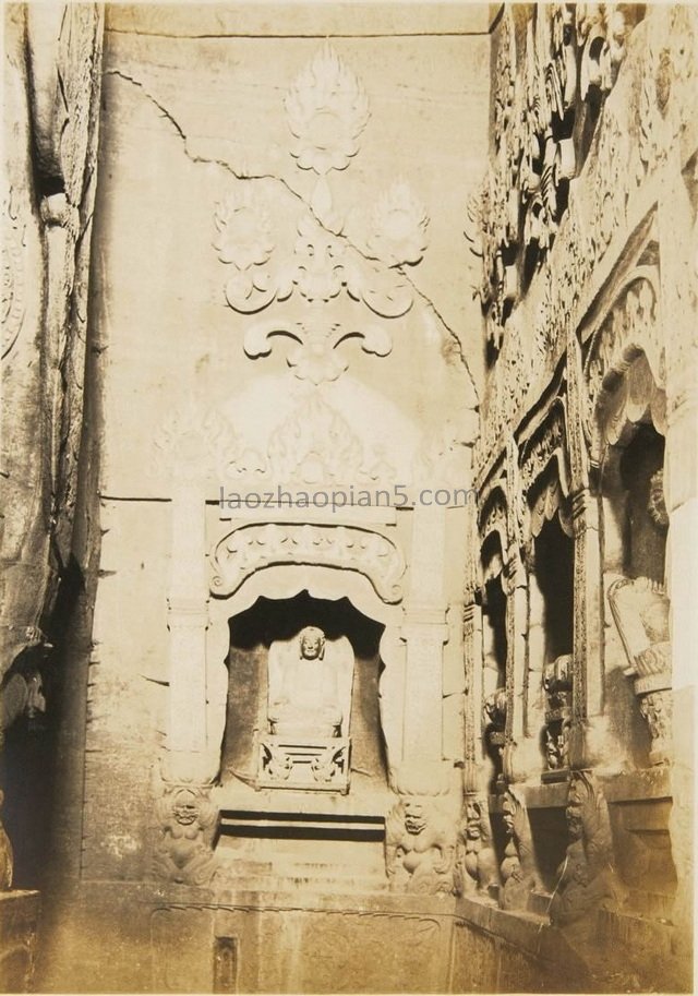 图片[5]-The impression of Xiangtang Temple Grottoes in the old photos of Handan, Hebei in 1927-China Archive