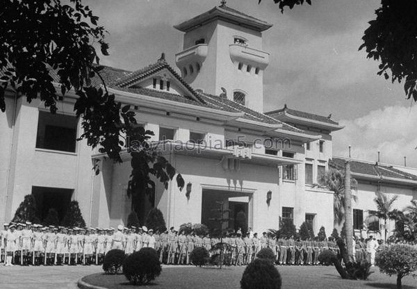 图片[5]-Live shot of the surrender of Japanese troops to British troops in Hong Kong in October 1945-China Archive