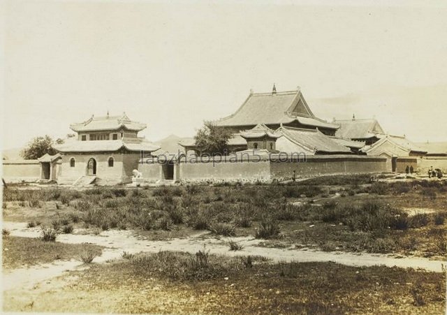 图片[1]-In 1943, the old photo of Chifeng, Inner Mongolia was taken in Daban Town, Right Banner, Bahrain at that time-China Archive