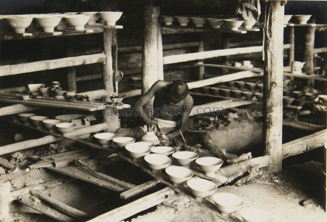 图片[5]-The old photo of Jingdezhen, Jiangxi in 1940, recorded the whole process of porcelain making 80 years ago-China Archive