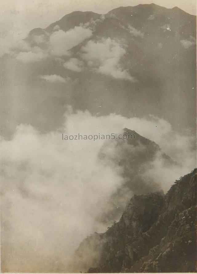 图片[1]-1930 Old photo of Jiangxi Lushan Mountain Beautiful Lushan Mountain scenery 90 years ago-China Archive