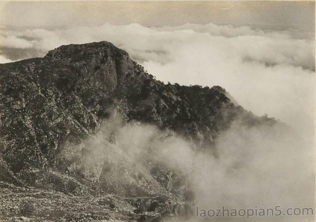 图片[1]-1931 Old photo of Mount Tai 90 years ago-China Archive