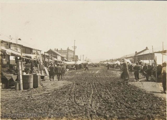 图片[1]-1934 Old photo of Mudanjiang City Street View, He River and Ning’an Style-China Archive