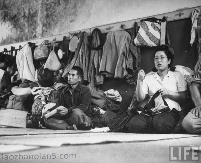 图片[7]-1945 Shanghai old photo Japanese prisoners waiting to be repatriated after the victory of the Anti Japanese War-China Archive