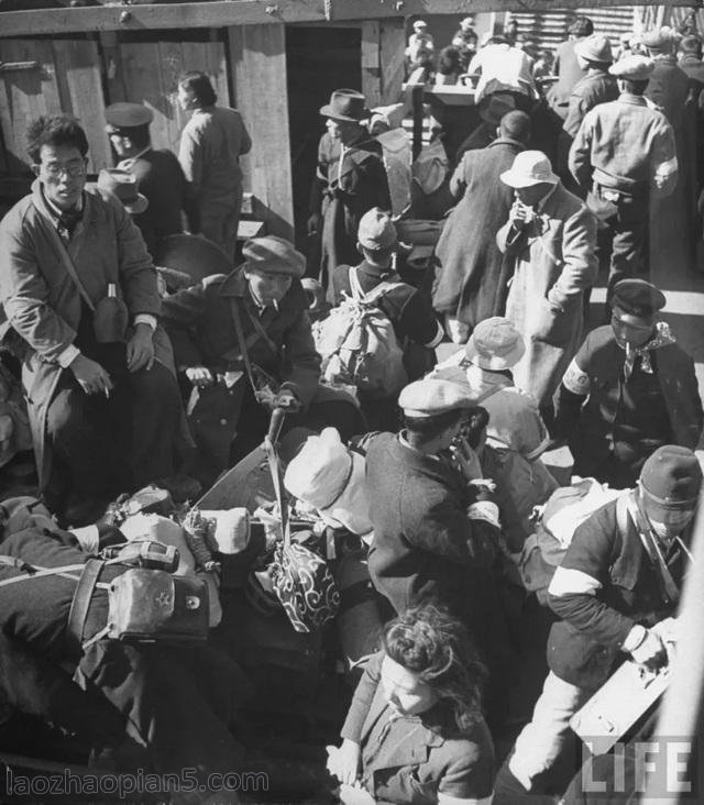 图片[22]-1945 Shanghai old photo Japanese prisoners waiting to be repatriated after the victory of the Anti Japanese War-China Archive